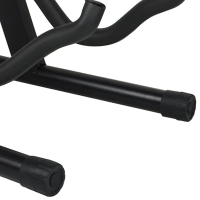 Foldable Metal Music Guitar Stand (Black)